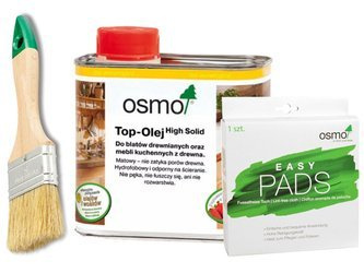 OSMO TOP olej do BLATÓW 3028 + EASY PADS + PĘDZEL