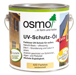 OSMO Olej Ochronny UV Bezbarwny POŁYSK 420 3L 54m2