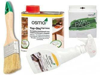 OSMO TOP olej płyn BLATÓW 3038 + ściereczka + płyn